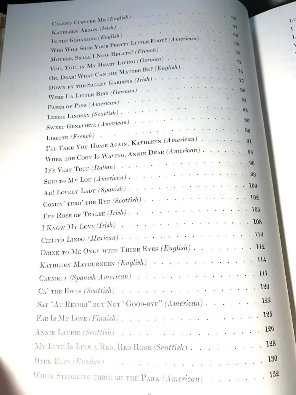 Fireside Book of Love Songs sheet music book